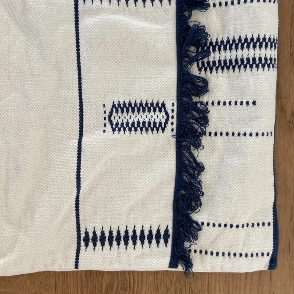 West Elm Indigo Stipe Pillow Case